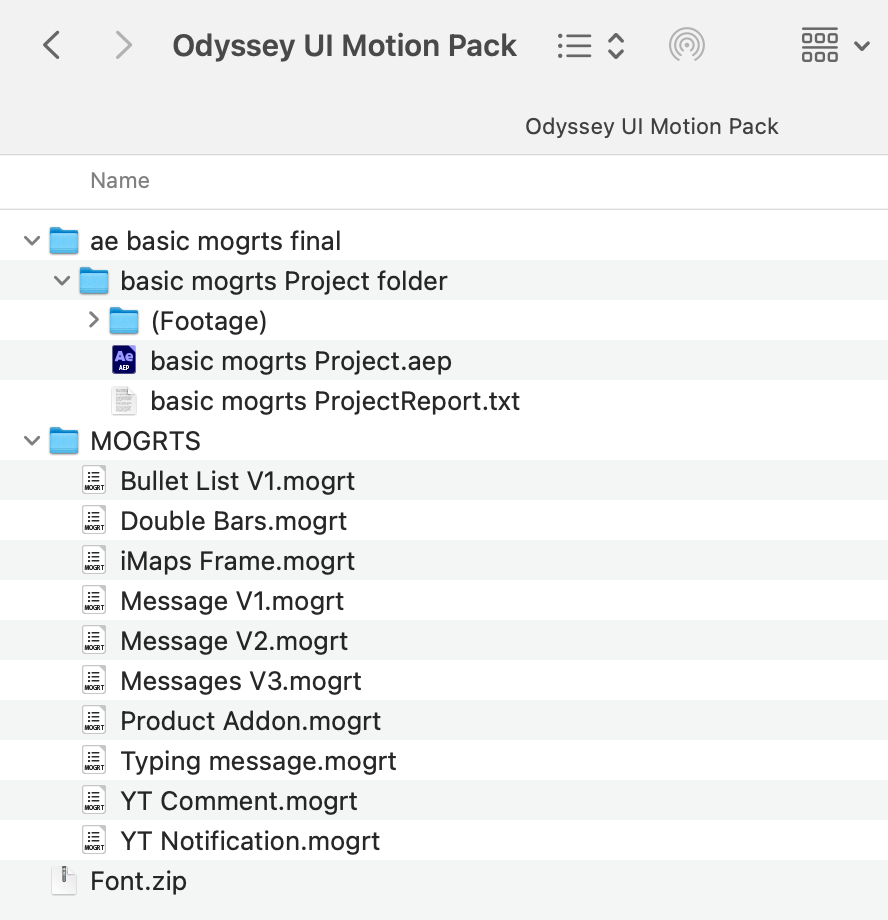 Clean Animation UI Pack