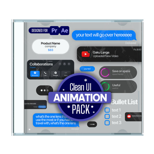 Clean Animation UI Pack